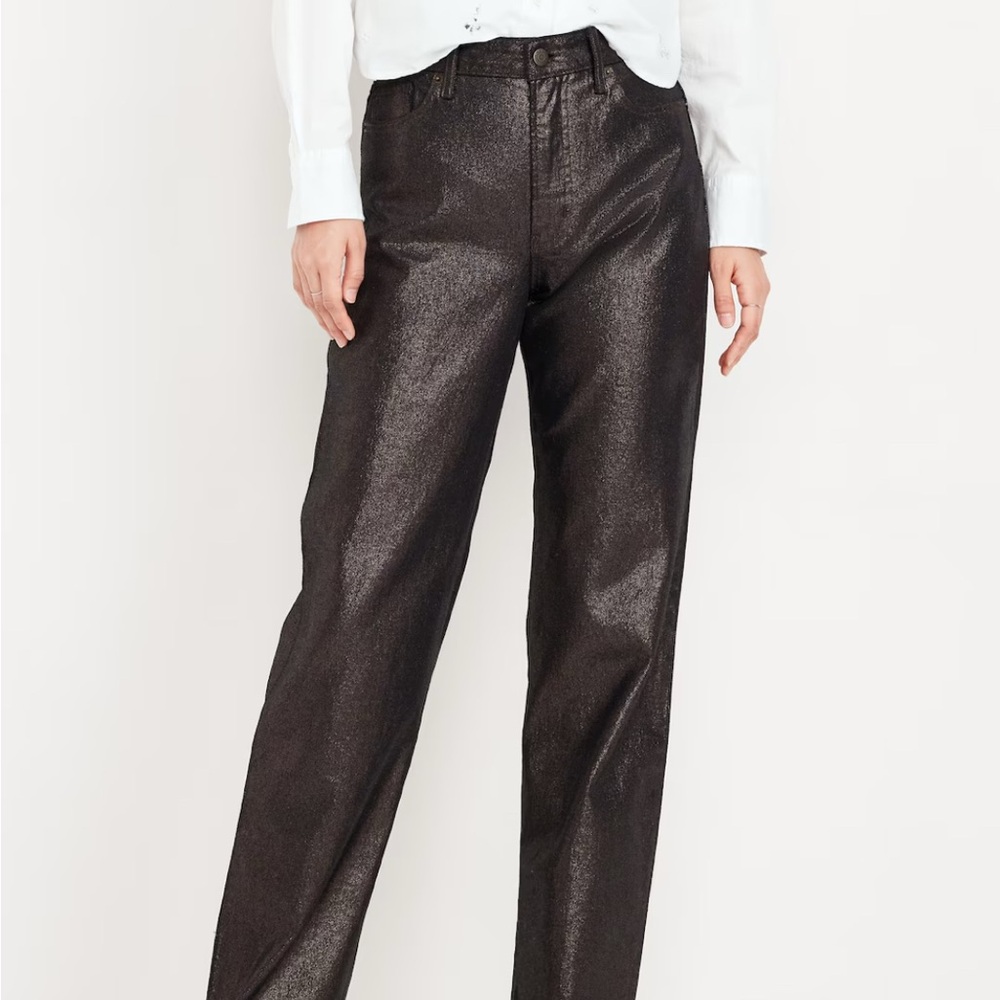 Old Navy Black Straight Leg Pants